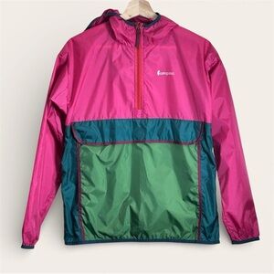 Cotopaxi Teca Half-Zip Windbreaker Kids’ Large Pink/Green